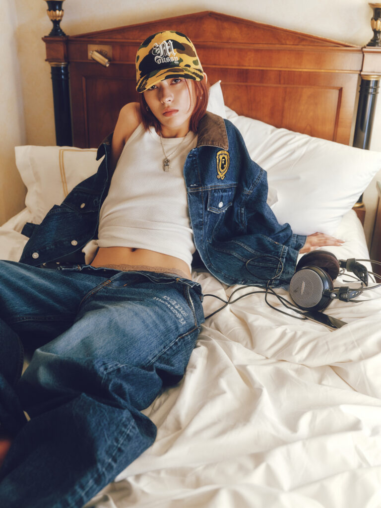 あ MOUSSY × BAPE BAPE STA デニムパンツ あ MOUSSY × BAPE BAPE STA デニムパンツ STA APE HEAD REGULAR