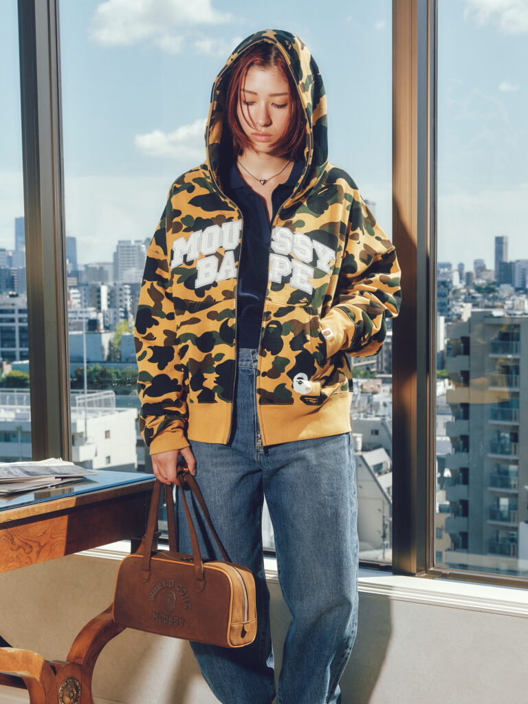 MOUSSYとA BATHING APE® によるコラボレーションアイテムが9月19