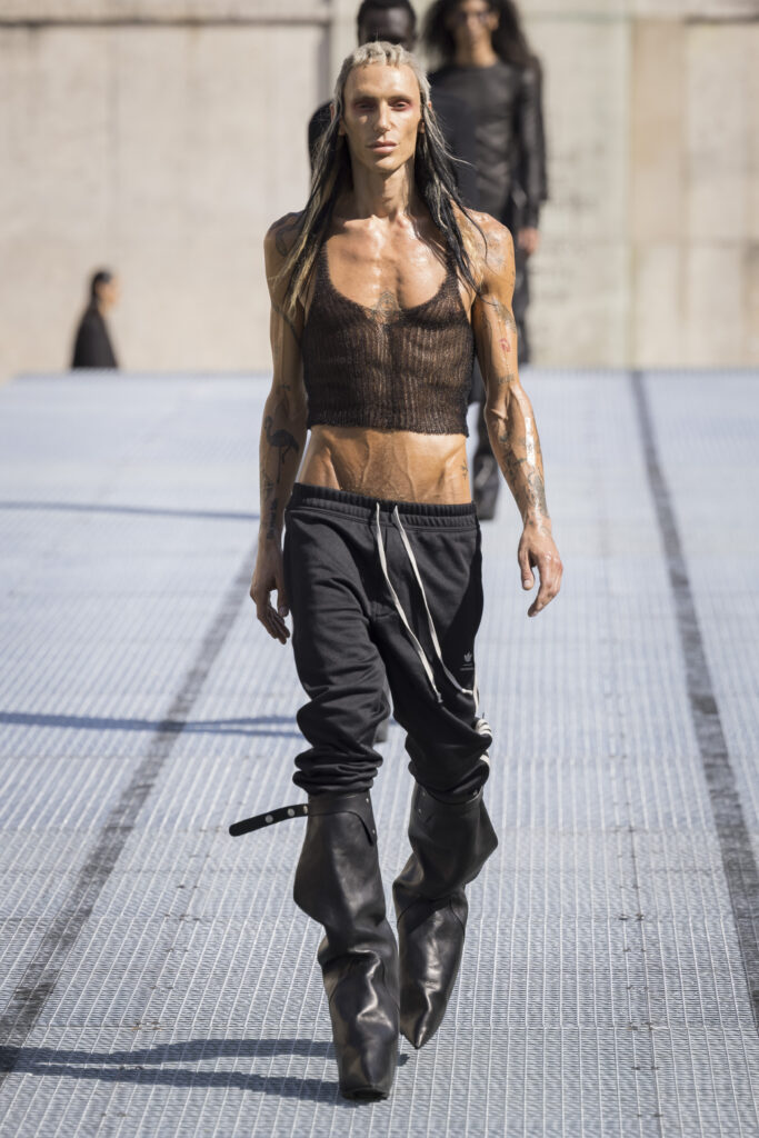 Rick Owens fashion show in Paris, Spring Summer 2027 Menswear Fashion Week Photo by Valerio Mezzanotti