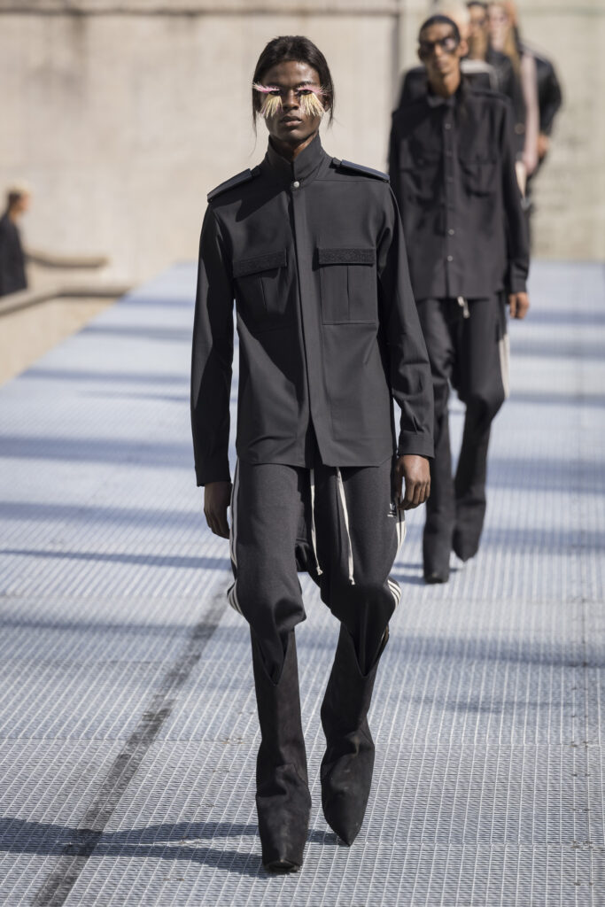 Rick Owens fashion show in Paris, Spring Summer 2027 Menswear Fashion Week Photo by Valerio Mezzanotti